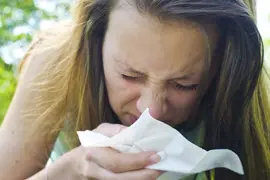 sneezing